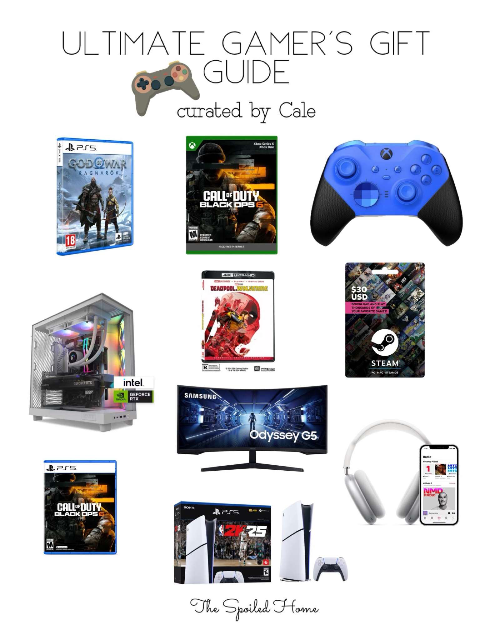 The ultimate Gamer's gift guide (curated by Cale). 

#LTKMens #LTKHoliday #LTKGiftGuide