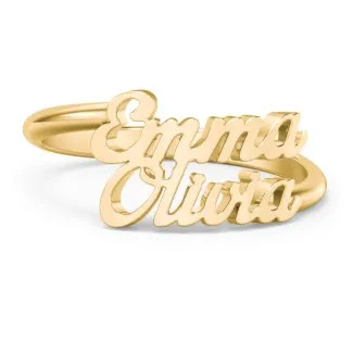 Personalized Two Name Ring | Jewlr