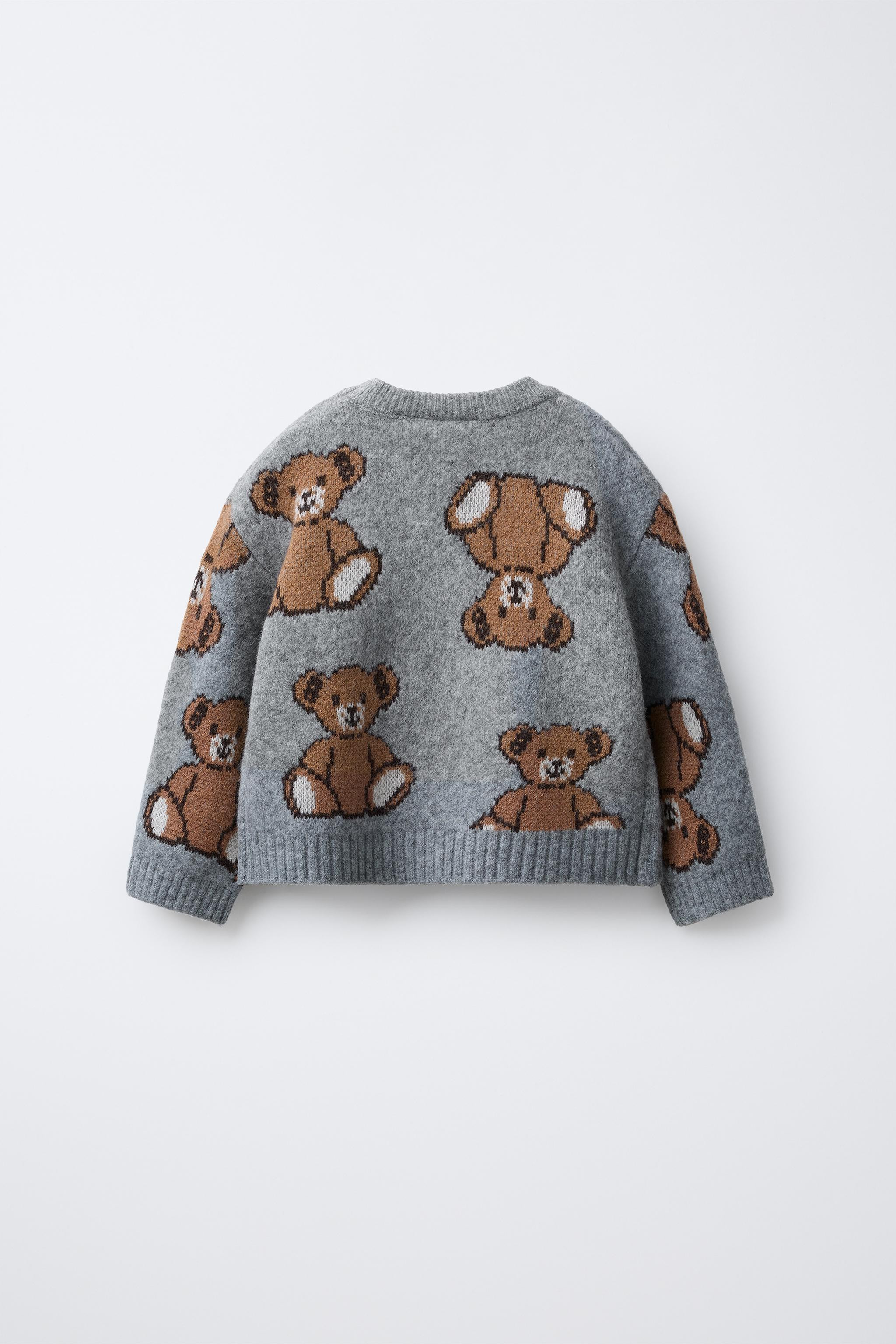BEAR PRINT KNIT SWEATER | Zara US