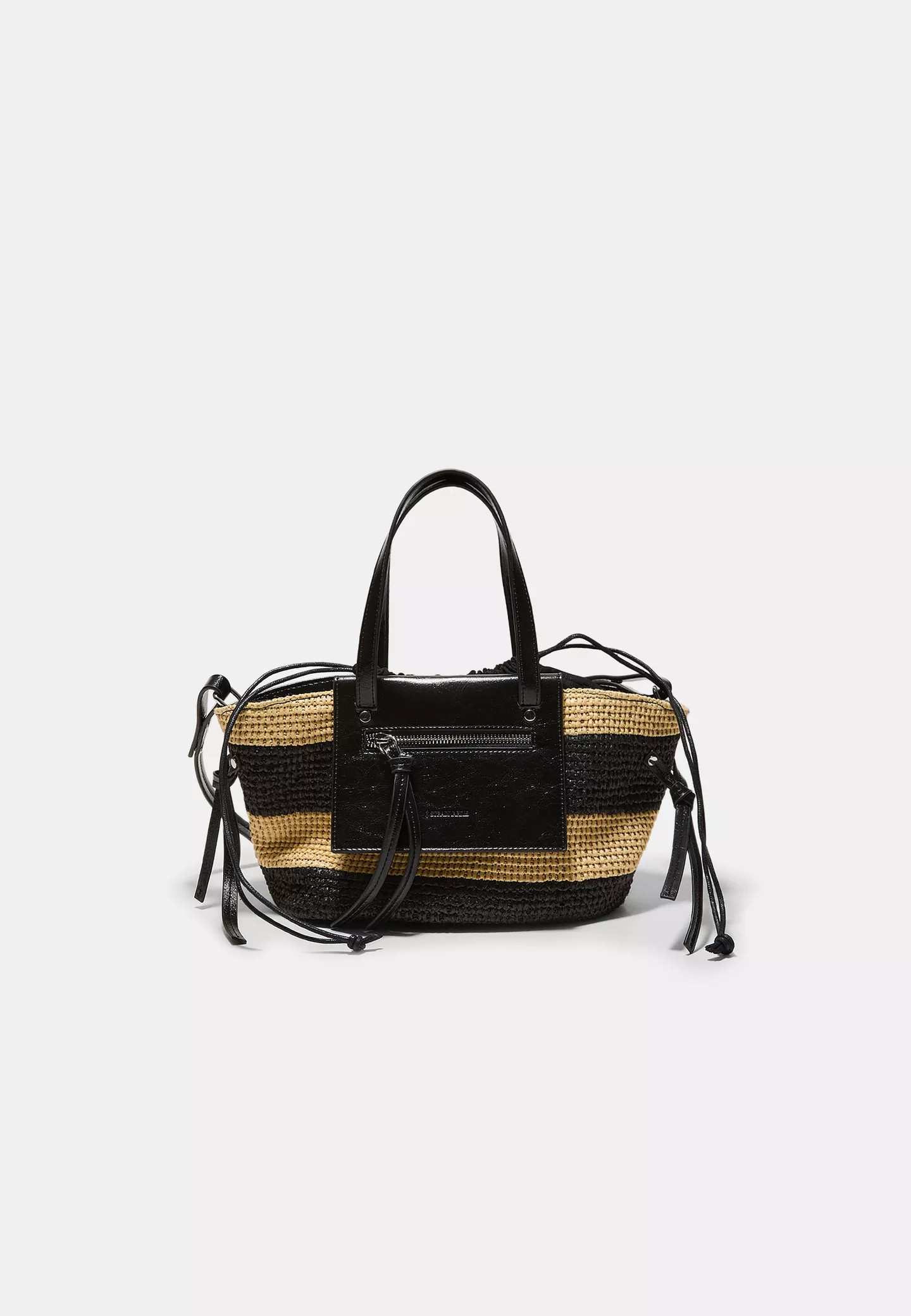 Crochet-effect basket crossbody bag - Women's Bags | Stradivarius United Kingdom | Stradivarius (UK)