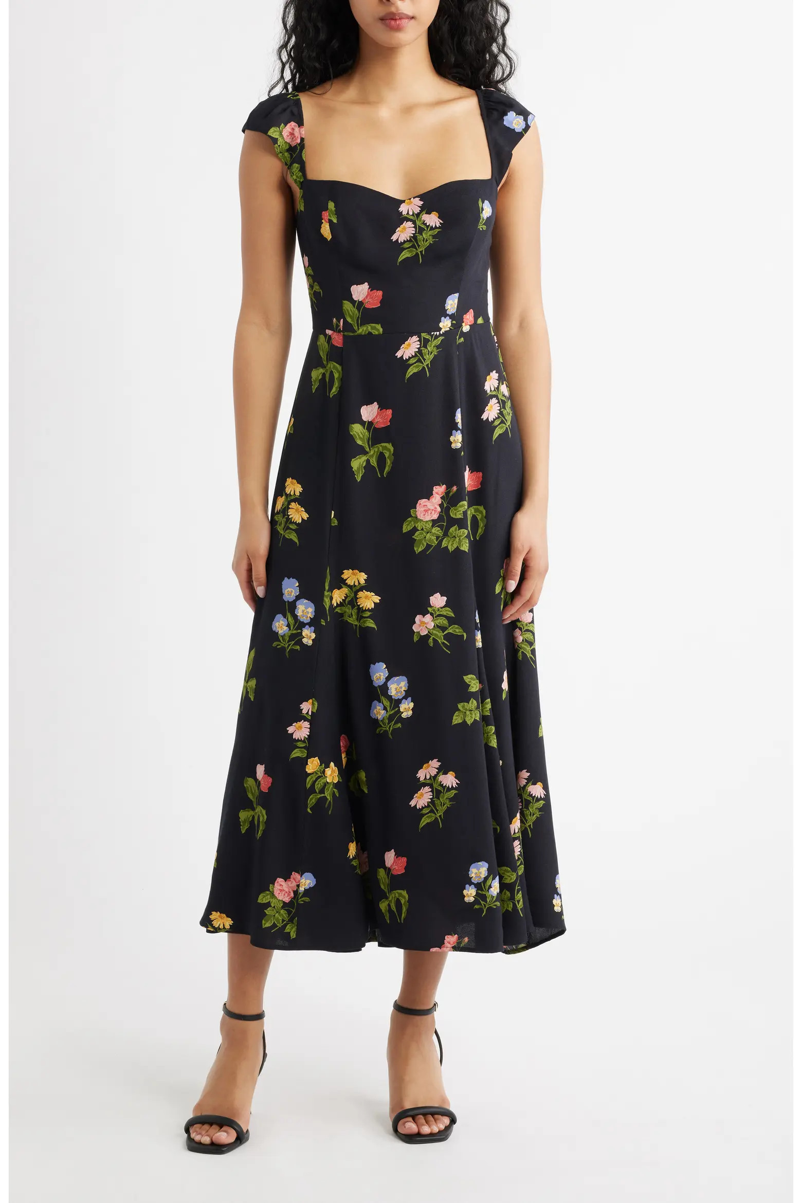 Bryson Floral Midi Dress (Women) | Nordstrom | Nordstrom