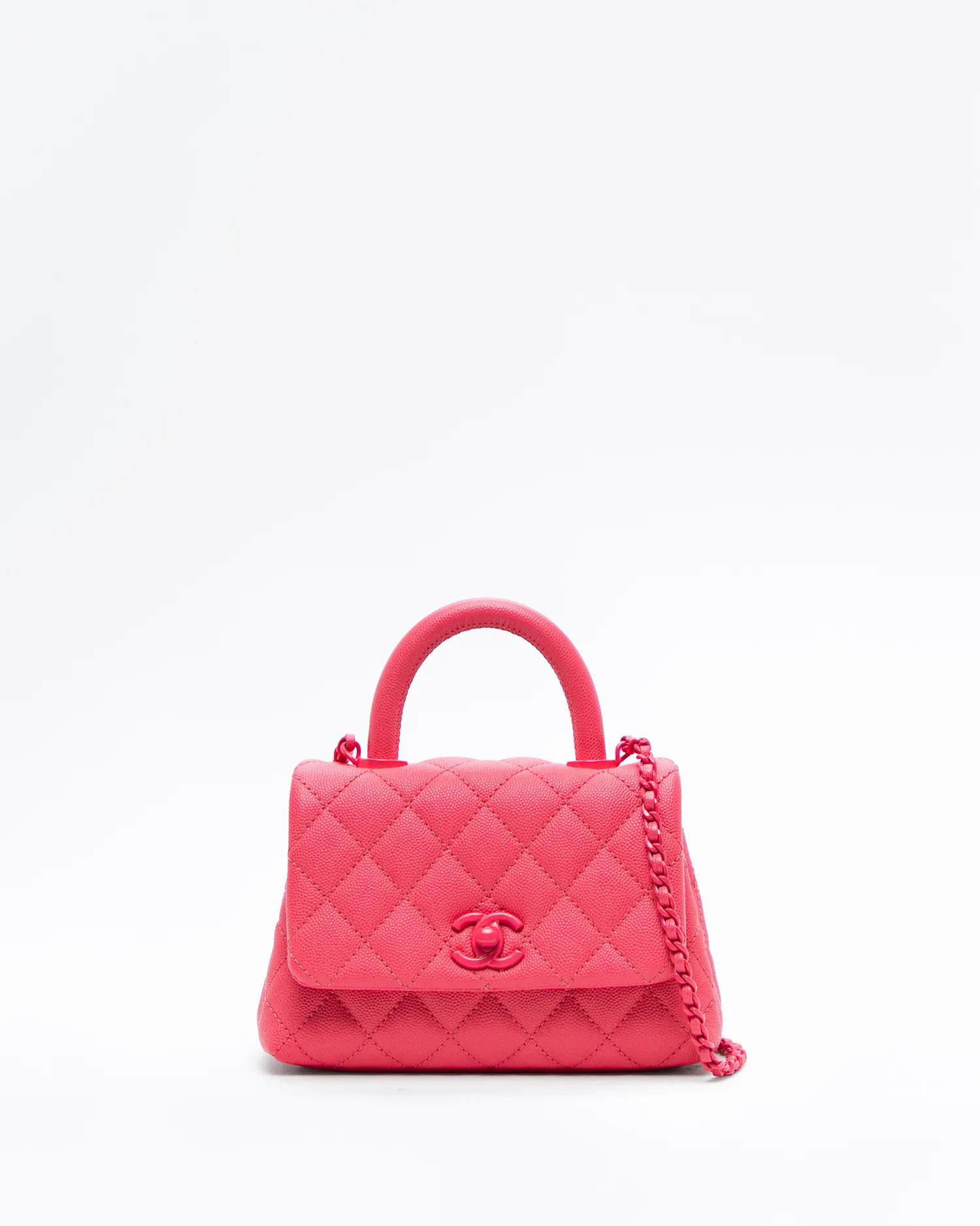 Caviar Incognito Extra Mini Coco Handle Bag | Vivrelle