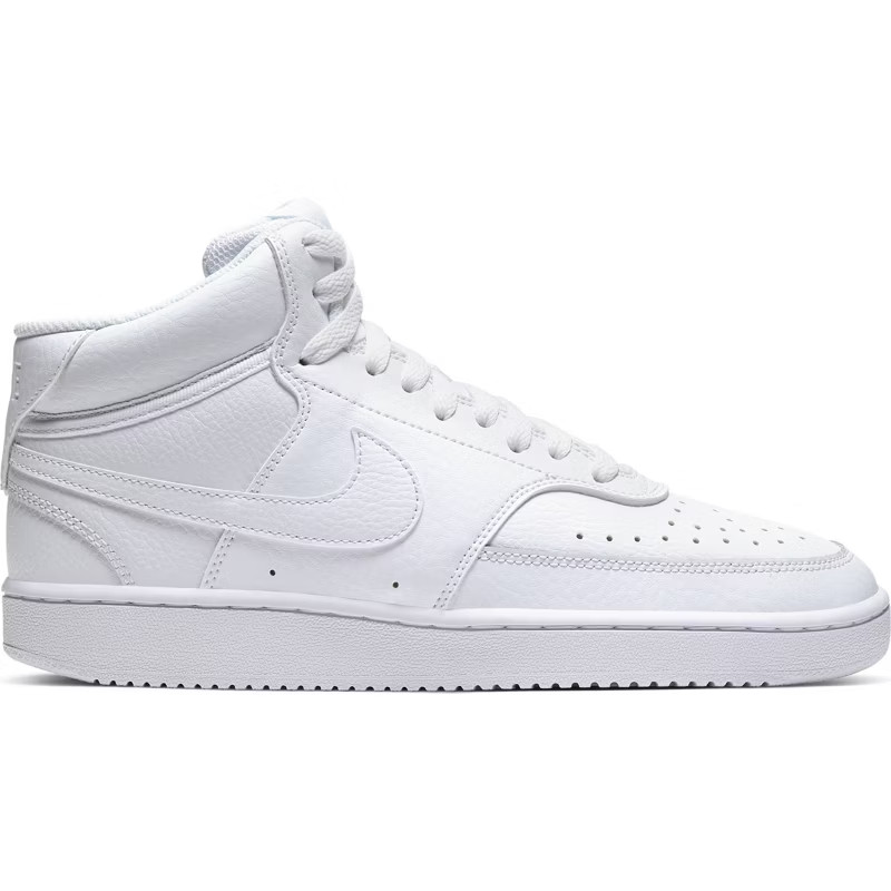 Nike Women's Court Vision Mid Shoe White/Black, 10 - Women's Athletic Lifestyle at Academy Sports | Academy Sports + Outdoors