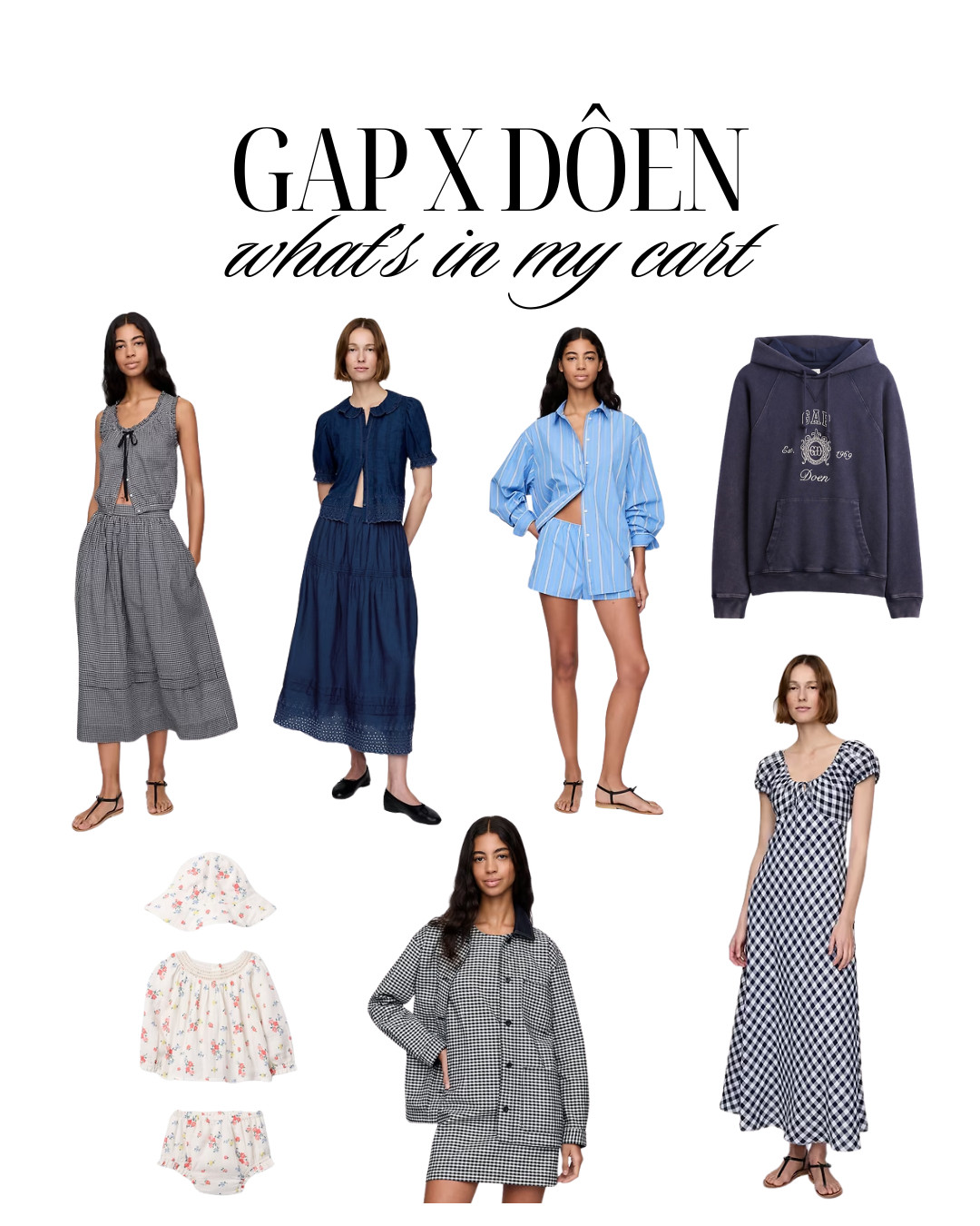 Gap x Dôen What's in My Cart🤍 

 #LTKStyleTip
