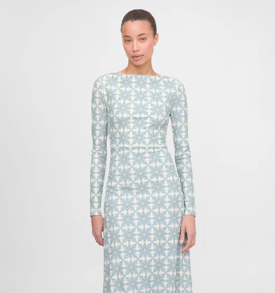 The Selene Dress in Byzantine Tile | Over The Moon