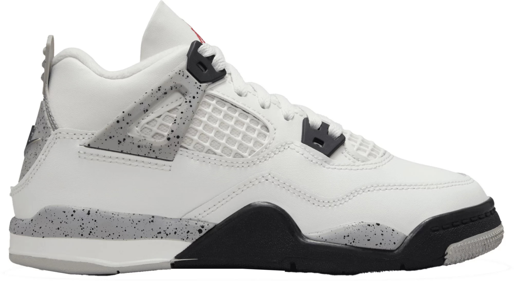 Air Jordan Kids' Preschool 4 Retro Basketball Shoes, Size 2, White/Red/Grey | DICK'S Sporting Goods