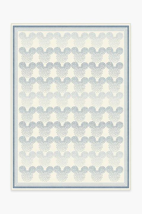 Mickey Ombre Blue Rug | Ruggable
