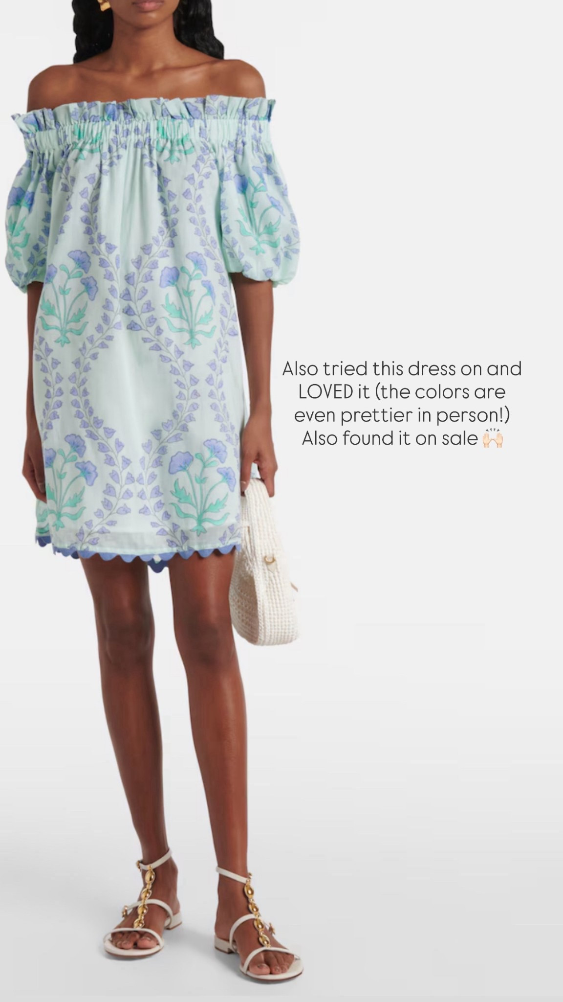 Also tried this dress on and LOVED it (the colors are even prettier in person!) Also found it on sale 🙌🏻

#LTKSeasonal #LTKTravel #LTKSaleAlert