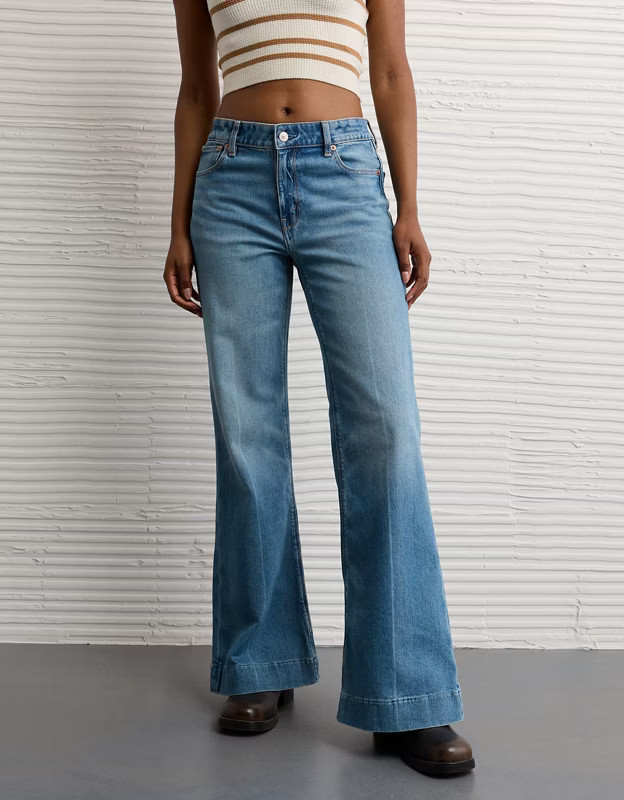 AE Stretch High-Waisted Flare Jean | American Eagle Outfitters (US & CA)