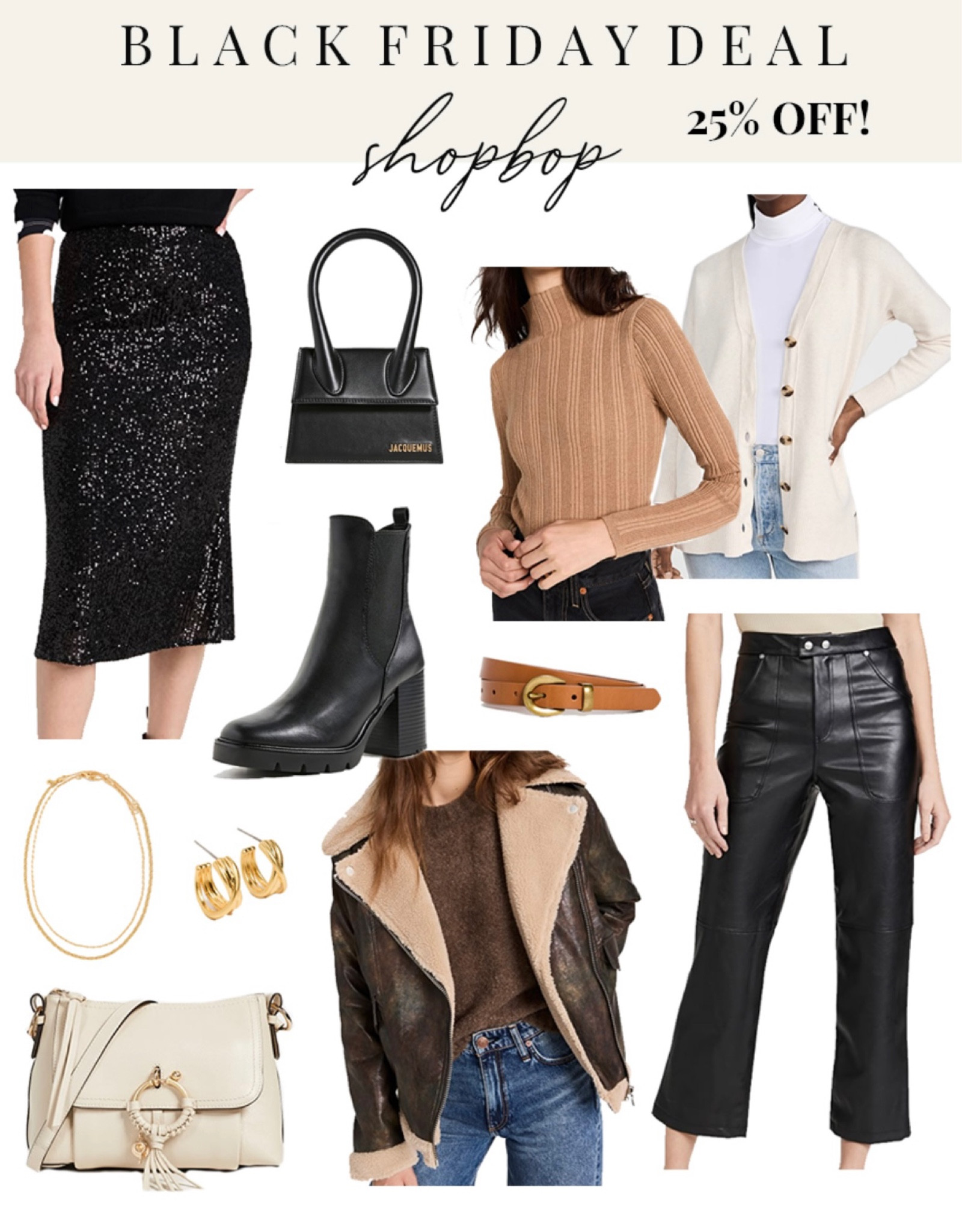 25% off at Shopbop! So many amazing designer finds included! 

#shopbop #sequinskirt #designerbagsale 

#LTKCyberweek #LTKGiftGuide #LTKHoliday