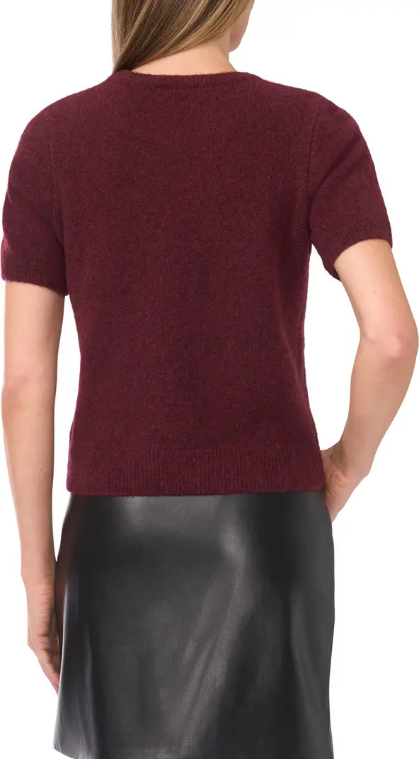 Halogen® Short Sleeve Crewneck Sweater | Nordstrom | Nordstrom