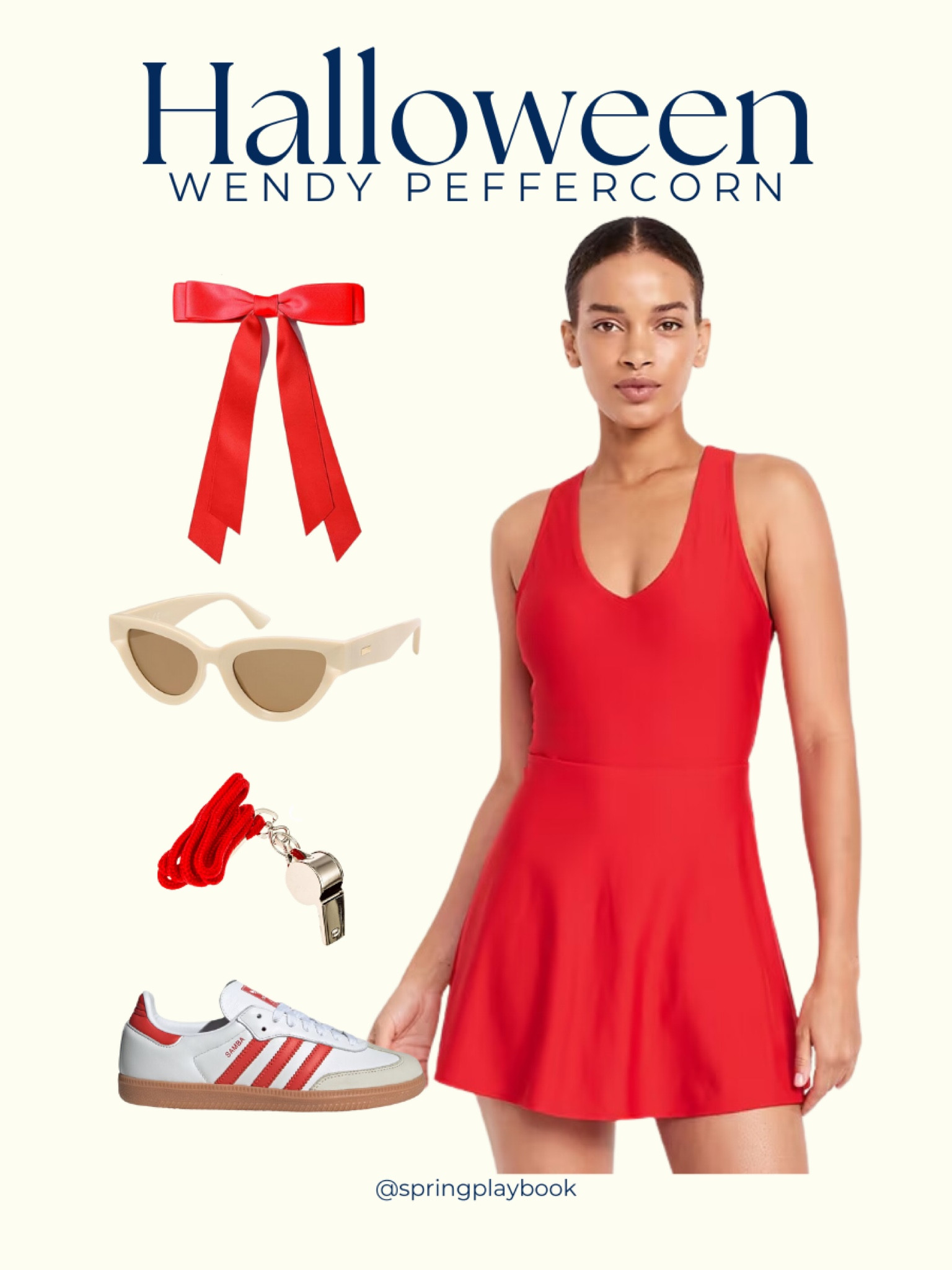 Halloween Costume Inspo: Wendy Peffercorn from The Sandlot. 

This new Old Navy swim dress provides the coverage and similar look of Wendy’s lifeguard suit. Pair with red & white Sambas. I even found warm tone cat eye sunglasses to top the look!

#createdcolorful #createdcolorfulspring #hocspring #tcispring #pcaspring #lightspring #warmspring #truespring #brightspring #clearspring #paintboxspring #bluespring

#LTKHalloween #LTKSaleAlert #LTKParties