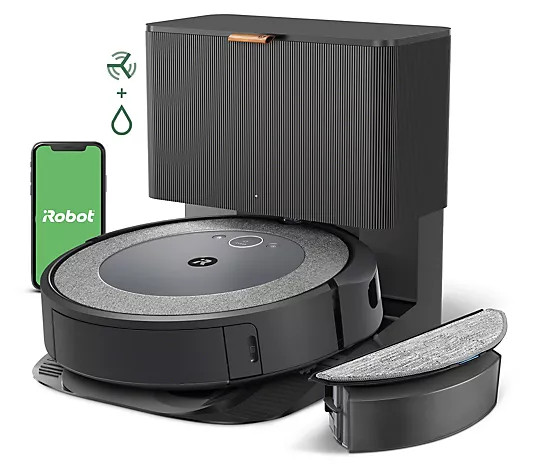 iRobot Roomba Combo i5+ Self-Emptying Robot Vacuum and Mop - QVC.com | QVC