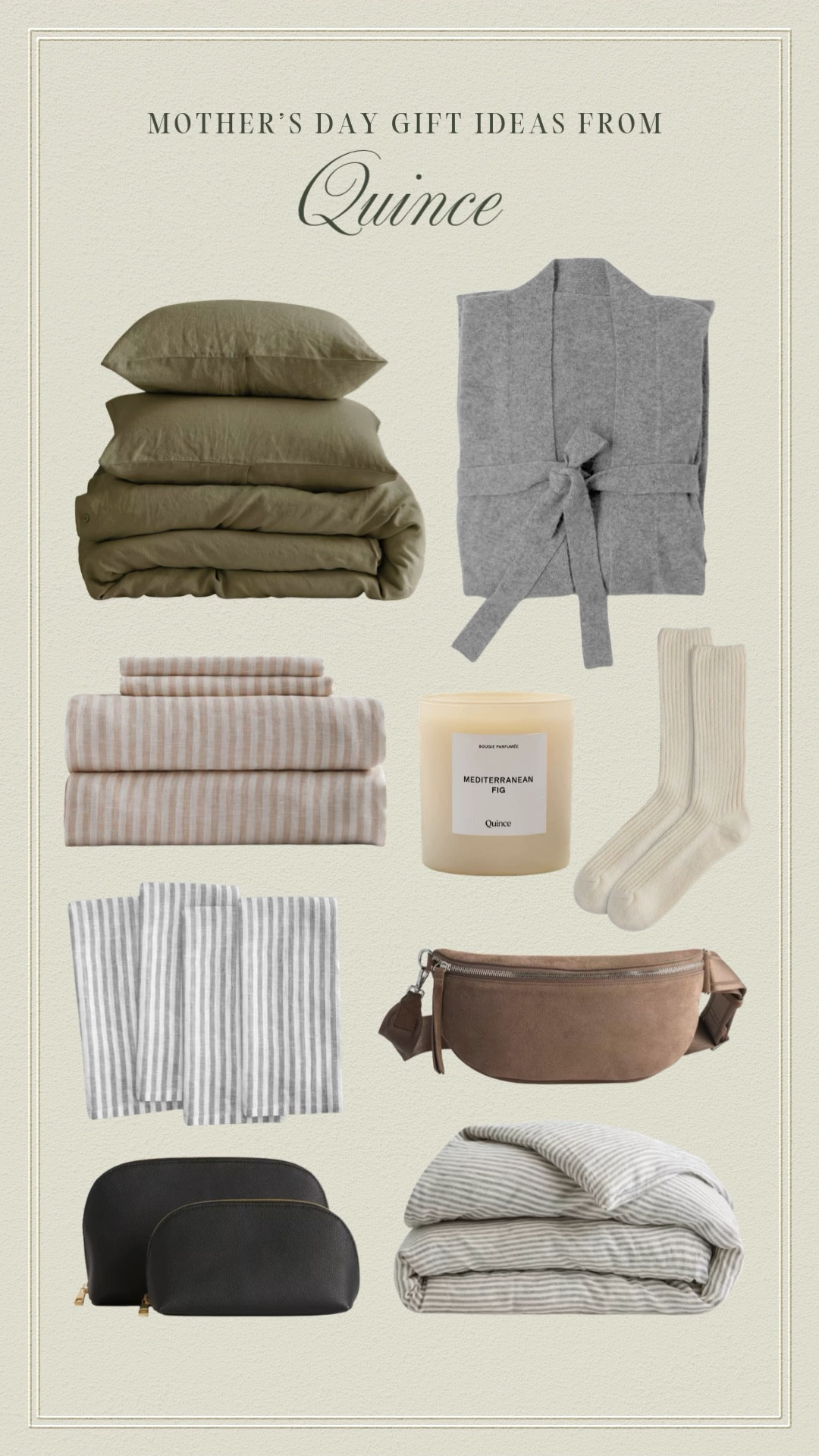 Quince elevated gift ideas for Mother’s Day!


@Quince 

#LTKMothersDay #LTKmomlife #LTKHome