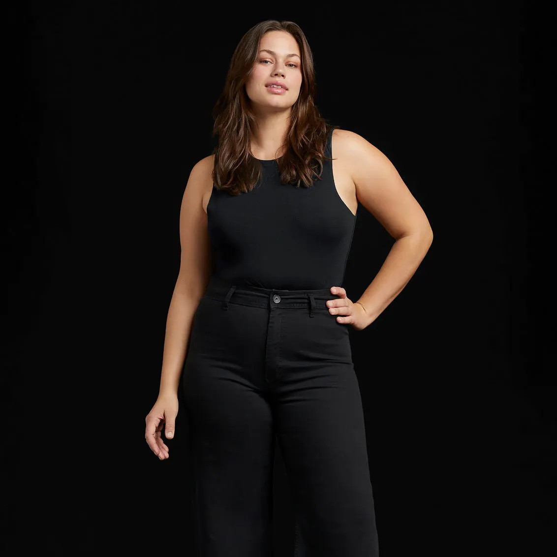 Women's Classic Crew Tank Bodysuit | nuuds