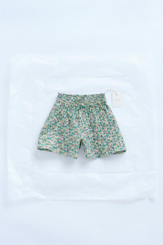 TIMELESZ - FLORAL PRINT SHORTS | Zara US