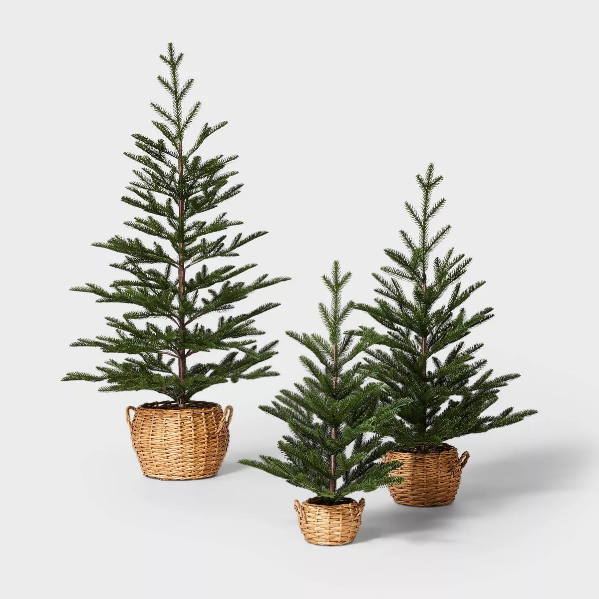 Medium Christmas Tree in Basket - Threshold™ designed with Studio McGee | Target