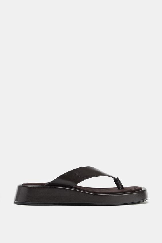 FLAT STRAP SANDALS | Zara UK
