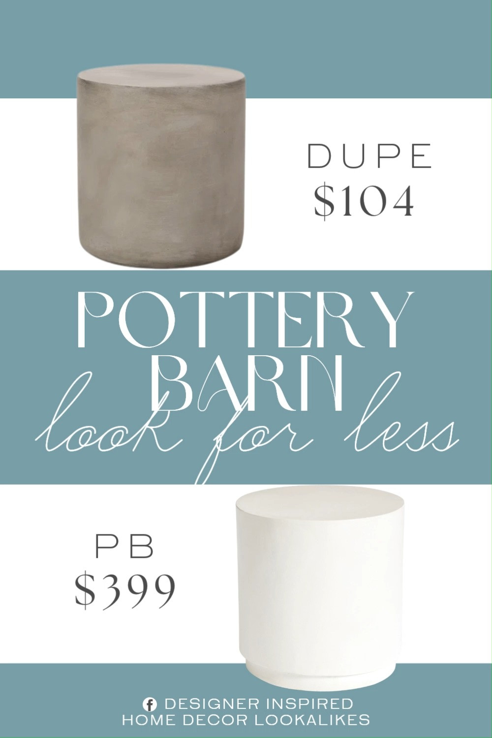 Inspired by Pottery Barn Concrete Outdoor Side Table. Modern Outdoor Accent Table. Contemporary Patio Table. Poolside Accent Table. Round Concrete Side Table. Faux Concrete Outdoor Table. Concrete Patio Table. 

Home more affordable option find copy cat similar look for less budget friendly affordable cheap cheaper beautiful pretty. Clearance sale coupon code discount code promo code luxury lookalike look a like Inspo inspiration inspired by idea ideas Love like these? I share multiple every day in my FB group.
#potterybarninspired #outdoortable #sidetable #concretetable #furniturefinds #patioinspo #accenttable #modernpatio  

 #LTKHome