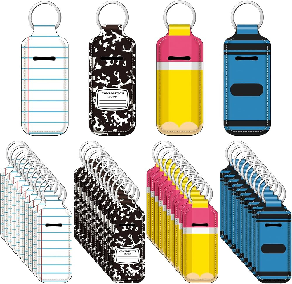 40 Pcs Teacher Appreciation Gift Funny Lipstick Holder Novelty Portable Lip Gloss Sleeve Pouch Li... | Amazon (US)