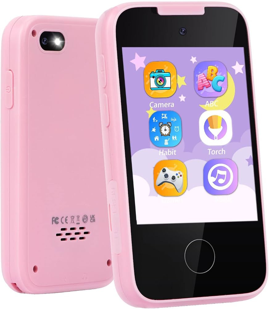 Kids Phone Toys for 3-6 Year Olds Girls, MP3 Music Player with Dual Camera, Games, Habit Tracker,... | Amazon (US)