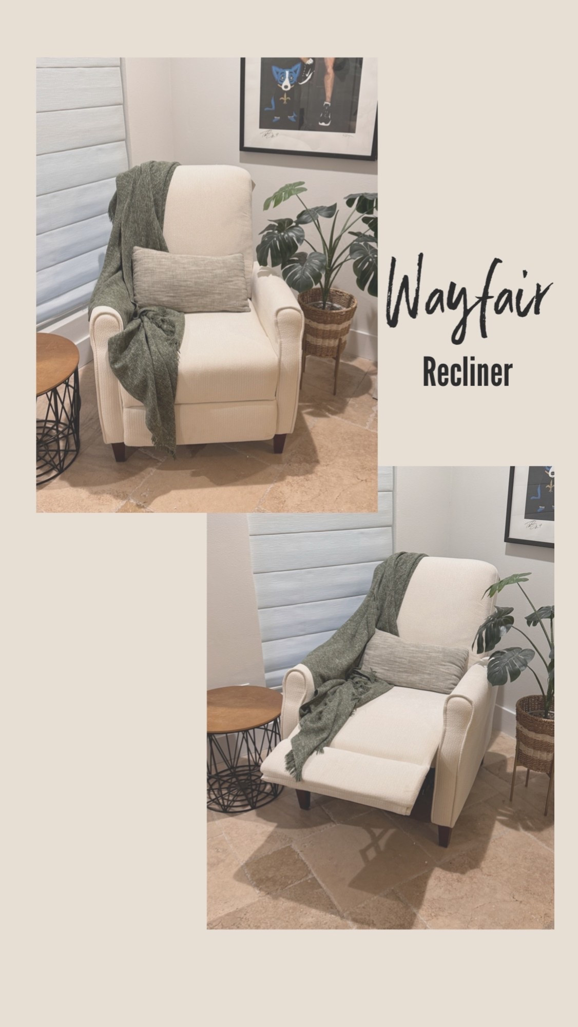 This recliner is perfection. Firm but so comfortable. Lays back with just your body and closes easily with little force. Quick shipping and easy to put together. In a few days you can have a stylish recliner, not those old bulky ones, and create a cozy space in your home.

#LTKHome #LTKselfcare #LTKmomlife