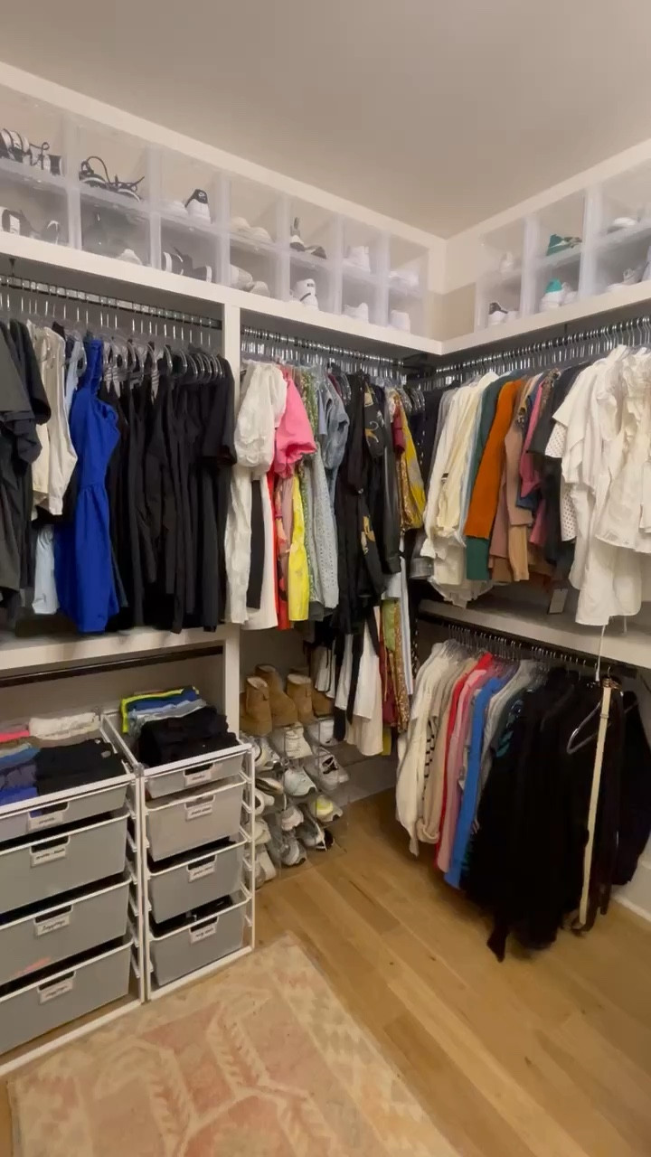 Check out that shoe collection! 😍We loved getting to help this busy mom organize her closet with both efficiency and aesthetic ✨

#LTKHome #LTKFamily #LTKKids