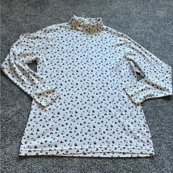 Vintage Bobbie Brooks Snowman Christmas Patterned Long Sleeve Turtleneck | Poshmark