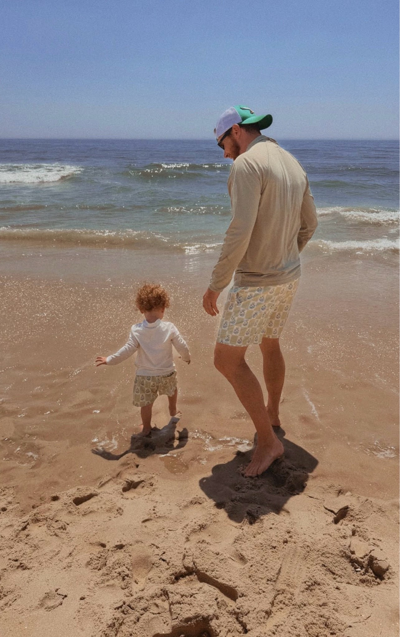 Matching swimsuits💚

#LTKMens #LTKBaby #LTKSwim