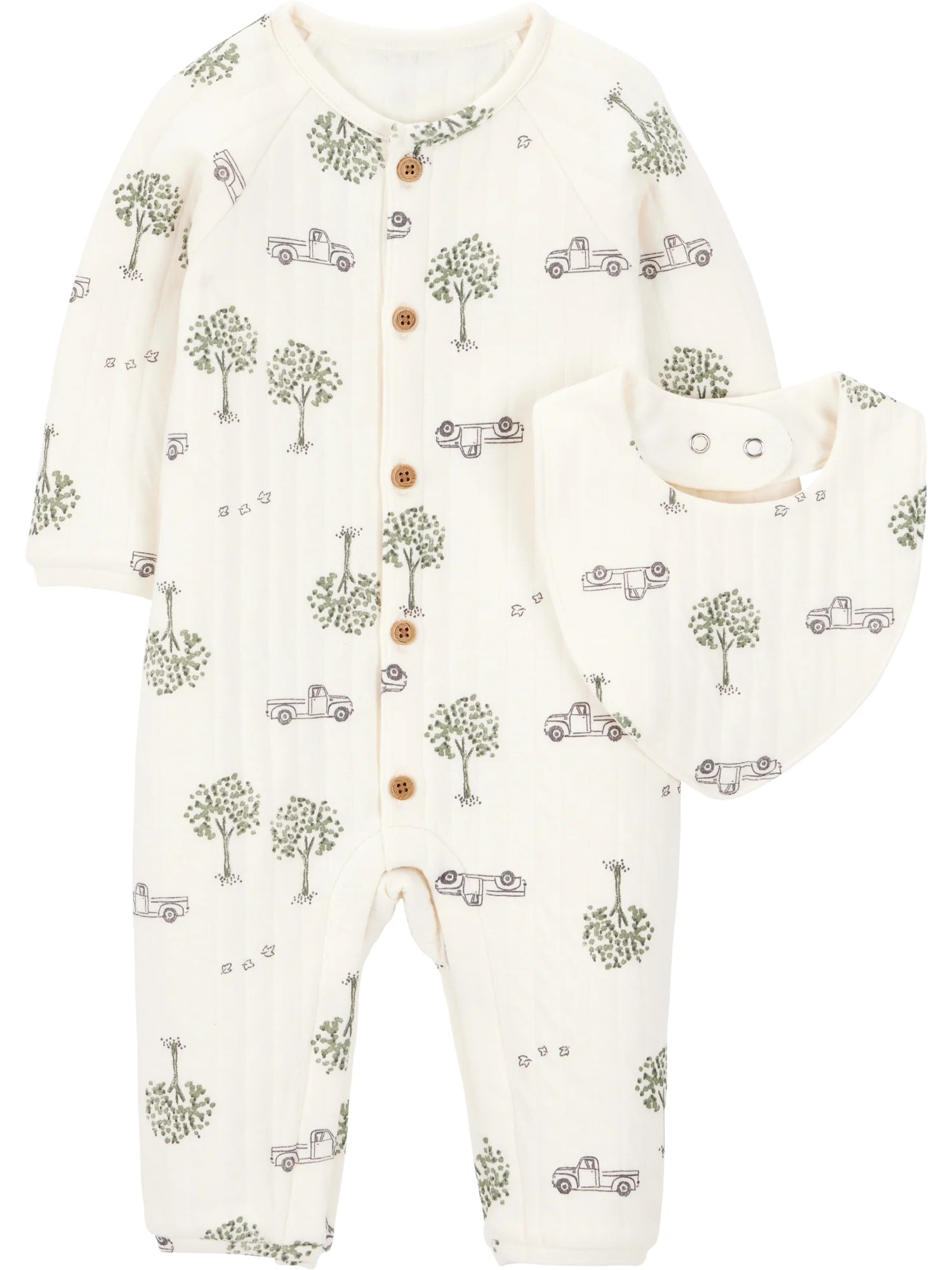 Carter's Child of Mine Baby Boy Jumpsuit Set, 2-Piece, Sizes 0/3-24 Months | Walmart (US)