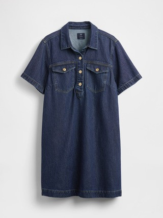 UltraSoft Denim Mini Dress | Gap (US)