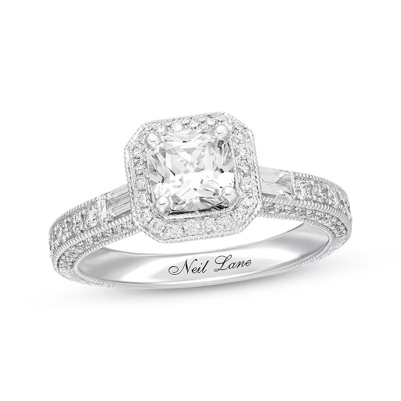Neil Lane Diamond Engagement Ring 1-5/8 ct tw 14K White Gold | Kay Jewelers