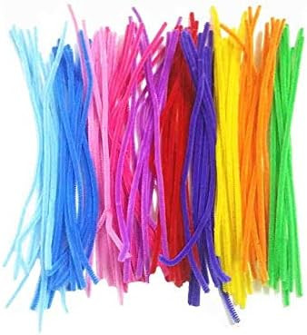 Mydio 200 Pack 12 Inch Chenille Colored Pipe Cleaners for Arts and Crafts,Random Color | Amazon (US)