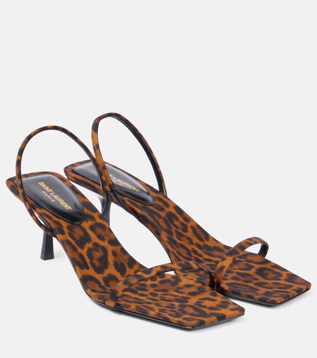 Jaspe 55 leopard-print grosgrain sandals | Mytheresa (US/CA)