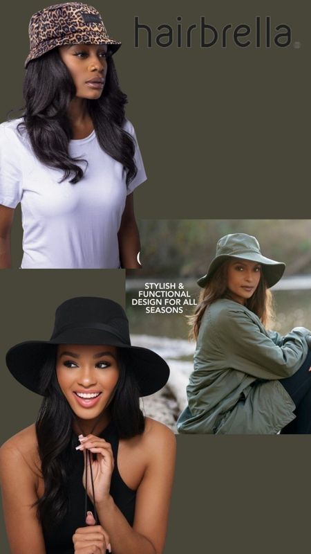 The Hairbrella Stylish Waterproof Satin Lined Sun Hat, and the Hairbrella Waterproof Bucket Hat will be perfect for protecting your hair and face this spring and summer.  #hairbella #satinlinedhats

#LTKfindsunder50 #LTKstyletip #LTKbeauty