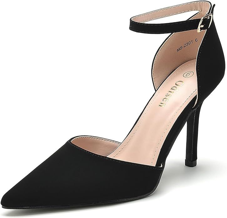 Odisen Women's Closed Toe Heels Pumps | Amazon (US)