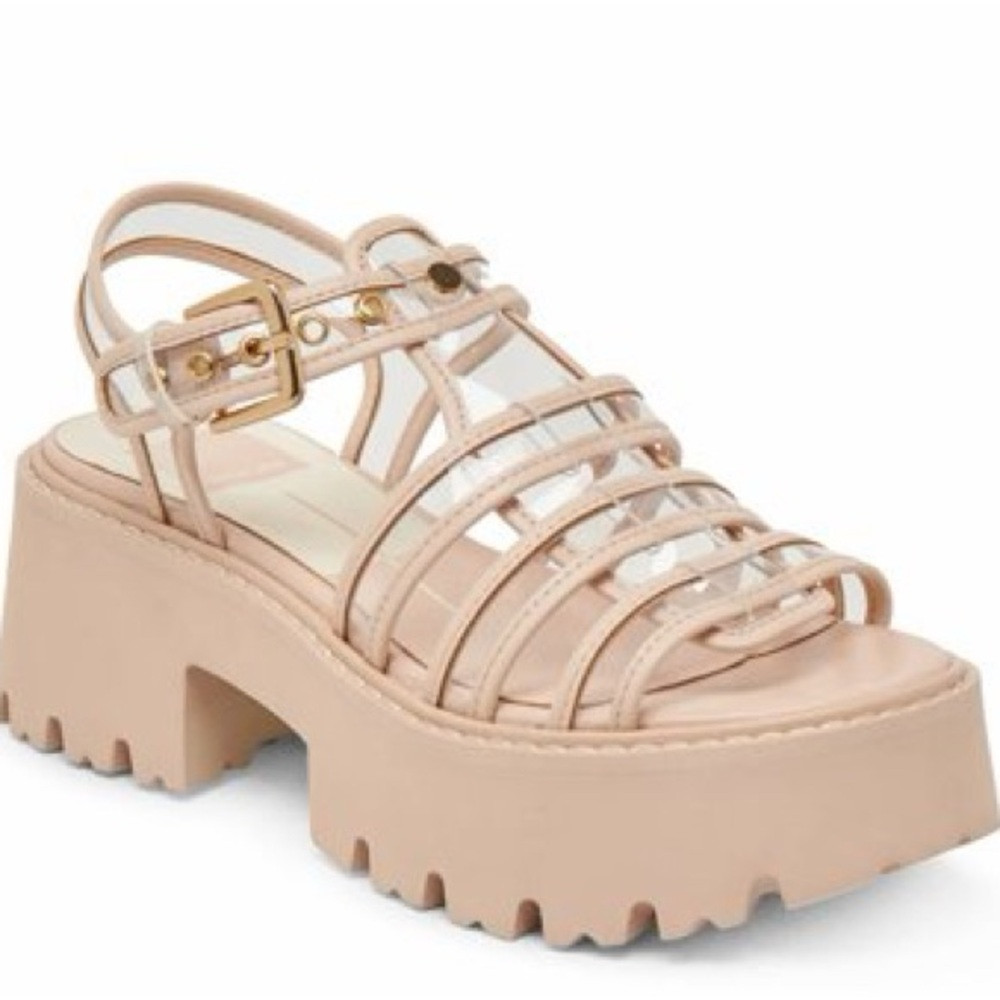 Dolce Vita Latice Crystal Vinyl Strappy Sandals | Poshmark