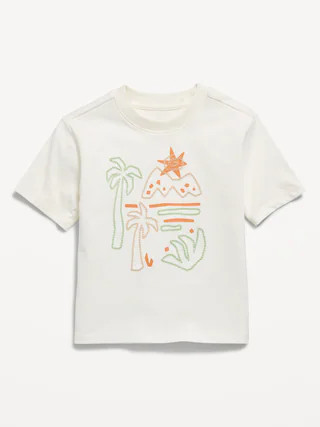 Oversized Short-Sleeve Graphic T-Shirt for Toddler Boys | Old Navy (US)