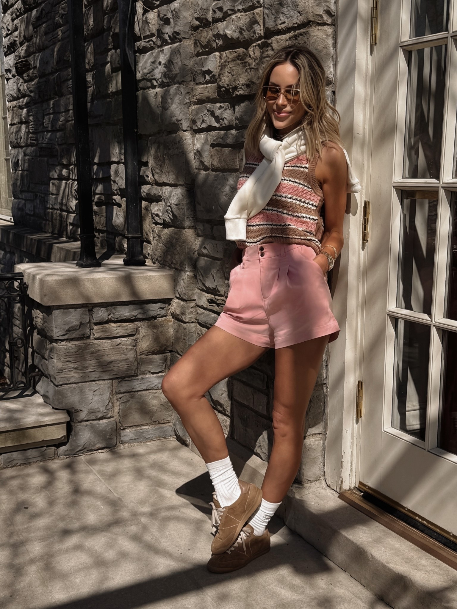 Neapolitan inspired 🌸🤎⚪️