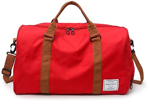 Travel Duffel Bag Large Capacity Yoga Gym Bag Durable Duffle Sports Bag with Shoes Compartment To... | Amazon (US)