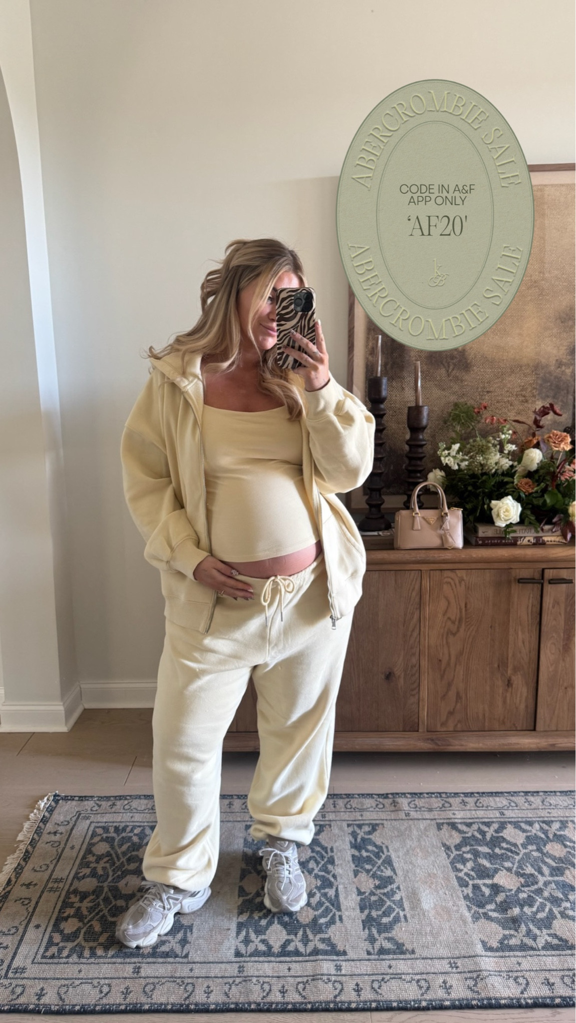 Abercrombie sale💛 code AF20 in the app! 

Tank- large
Zip up/ bottoms- XL

#LTKSaleAlert #LTKootd