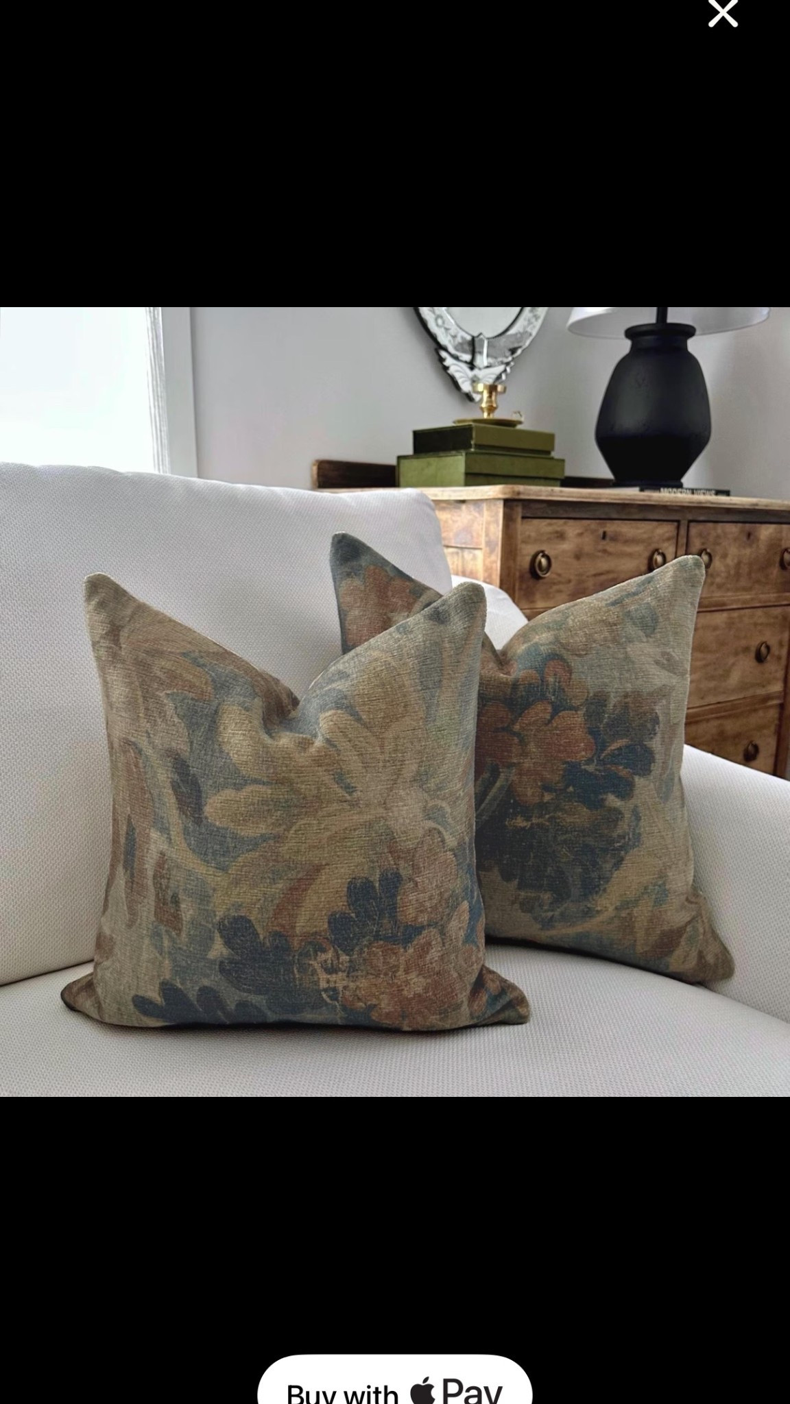 Beautiful throw pillows similar to mine.  Gorgeous muted blues and greens and browns.  

Tapestry
Throw pillow 
Floral throw pillow
Home decor
Living room decor
Sofa pillows
Vintage throw pillows



#LTKHome #LTKSaleAlert #LTKSeasonal