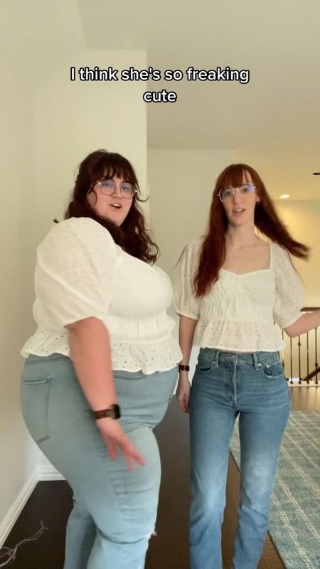 Target white top try on - somehow we both ended up with the exact same 3 white tops from target and we probably don’t need to keep all of them (or do we?)

Plus size tops, size inclusive tops, target fashion, plus size fashion, matching outfits, best friend outfit, spring style 

#LTKunder50 #LTKcurves #LTKSeasonal