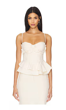 LPA Freya Top in Dusty Pearl from Revolve.com | Revolve Clothing (Global)