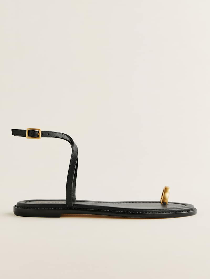 Cindy Flat Sandal | Reformation (Global)