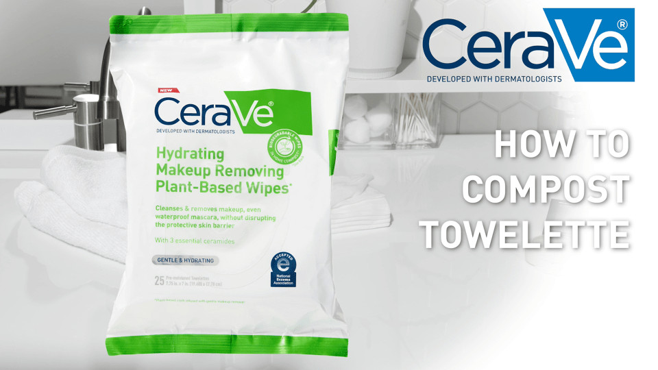 CeraVe Hydrating Makeup Removing Plant-Based Wipes, 25 Count | Walmart (US)