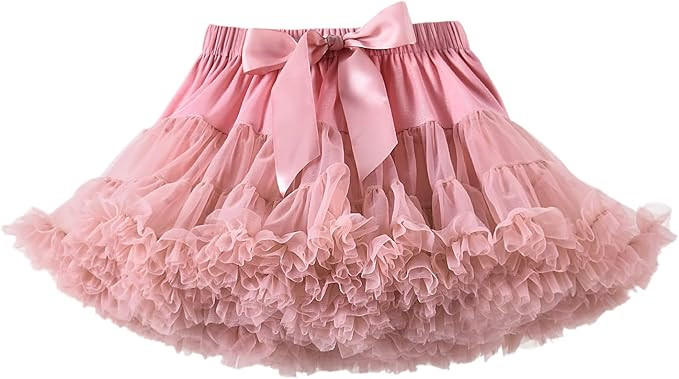 Tutu.kk Baby Girls Tutu Skirt Princess Fluffy Soft Tulle Ballet Birthday Party Pettiskirt (9M-8T) | Amazon (US)