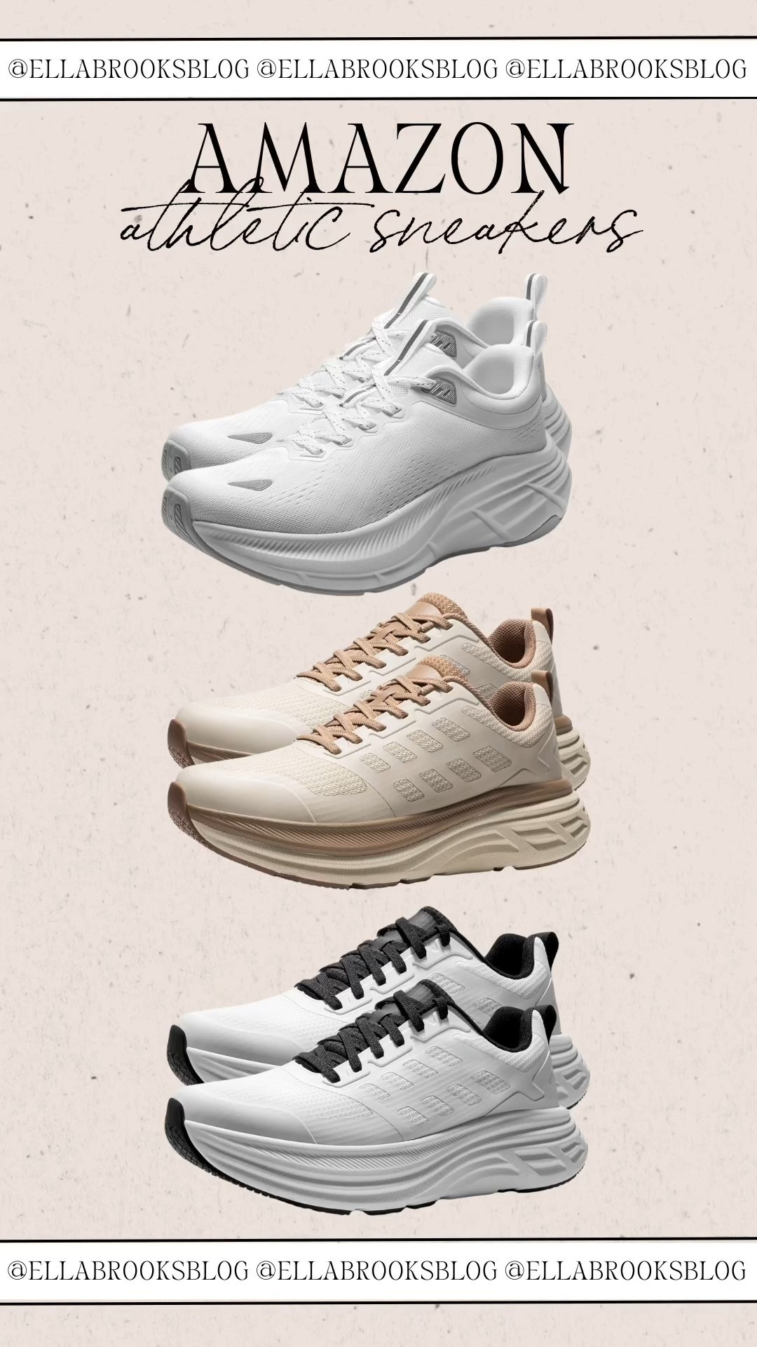 Amazon athletic sneakers!

Athleisure, active sneakers, look for less, amazon sneakers

#LTKSeasonal #LTKfitnessgoals #LTKActive