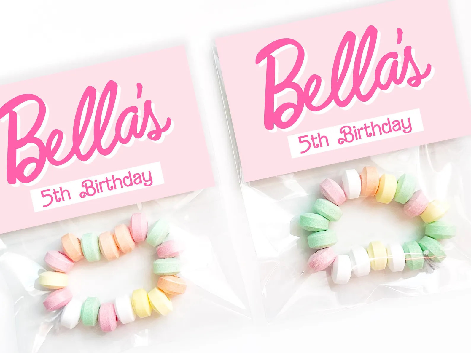 Come On Let's Go Party Party Favors - Candy Bracelet Favors - Hot Pink Doll Favors - Girls Birthd... | Etsy (Global)