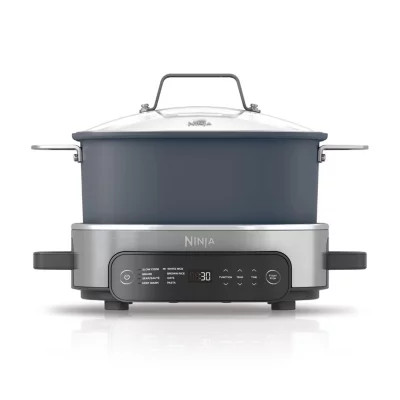 Ninja Foodi Everyday Possible Cooker Pro, 8-in-1 Versatility, 6.5 QT, One-Pot Cooking, Seasalt Grey | Belk
